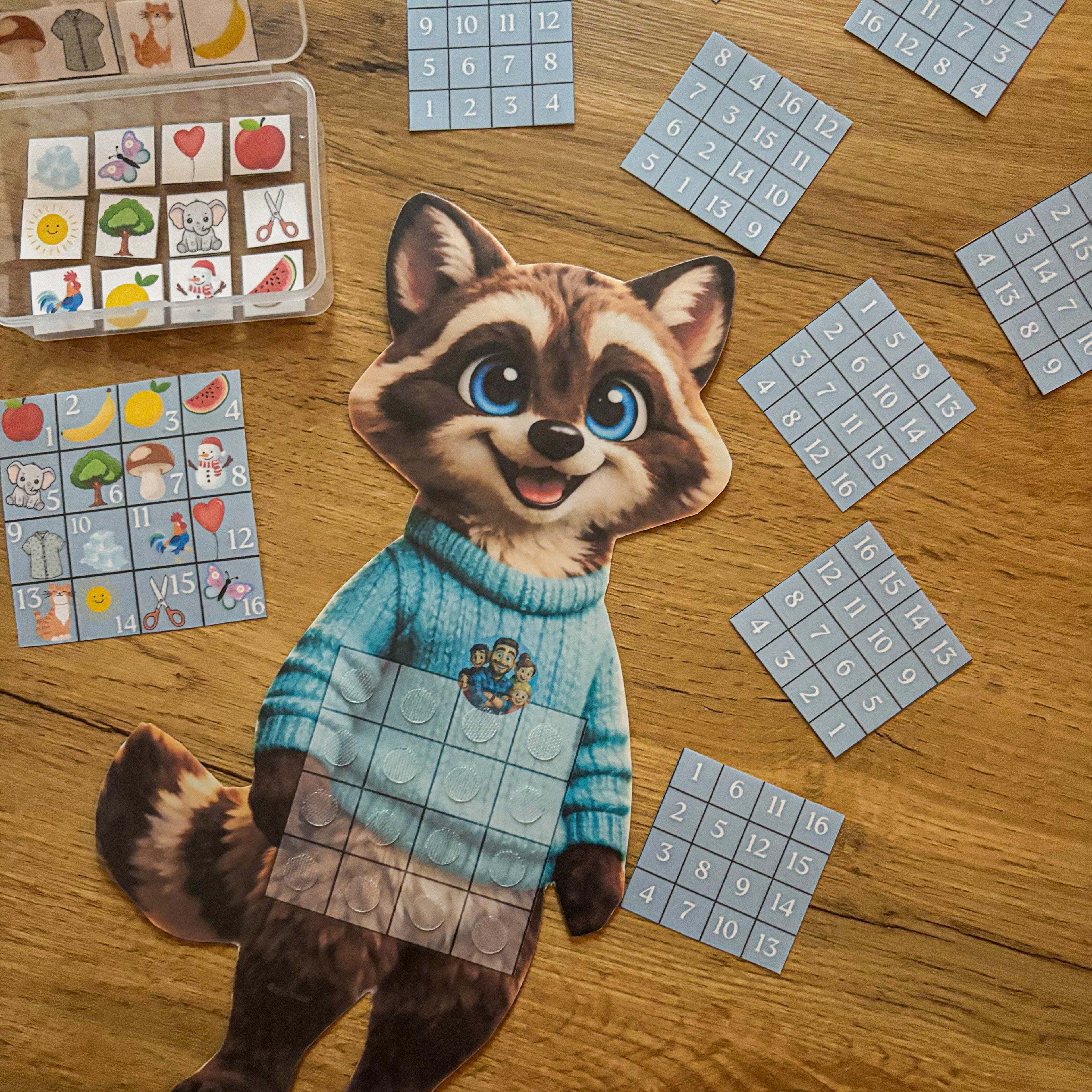 Mosi, a mosómedve – Tépőzáras kódolós fejlesztő játék